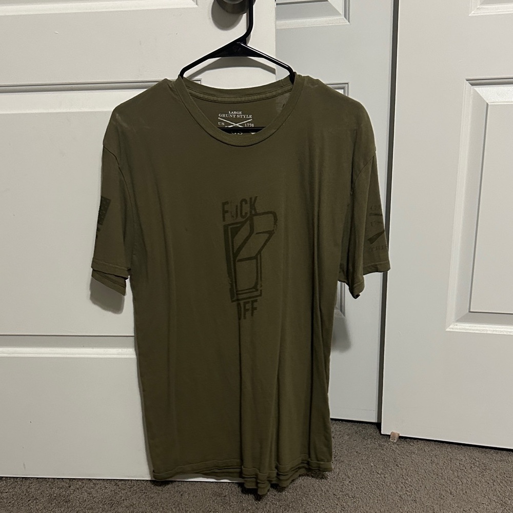 Grunt Style Dark Olive Graphic Tee